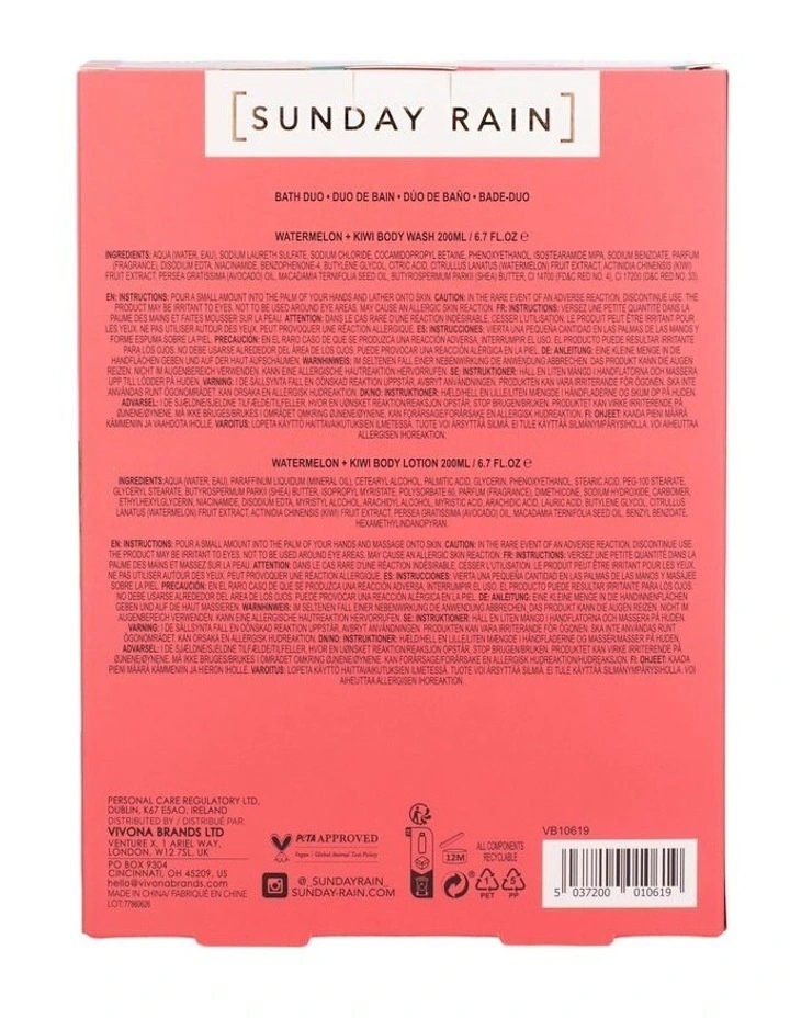 Watermelon   Kiwi Body Wash & Lotion Duo image 3