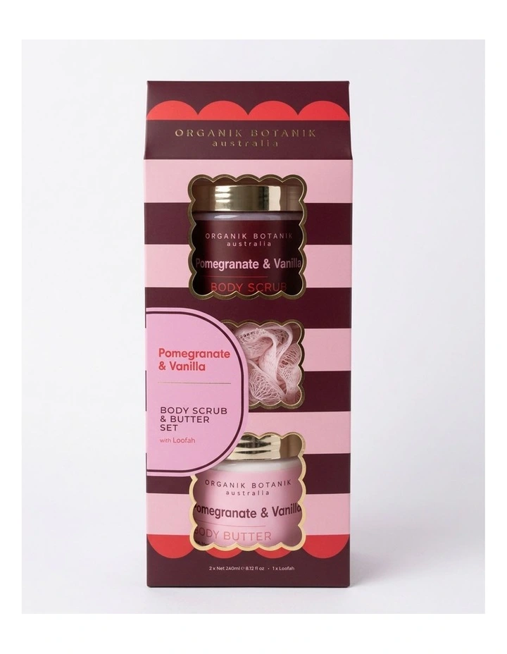 Amore Pomegranate & Vanilla Body Scrub & Butter Set image 1