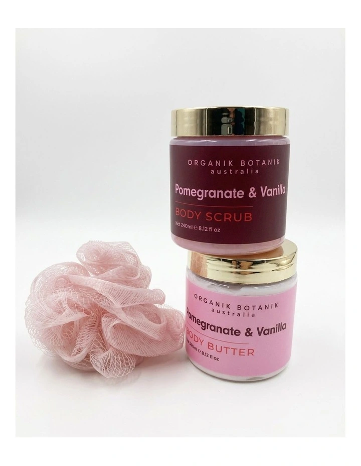 Amore Pomegranate & Vanilla Body Scrub & Butter Set image 3