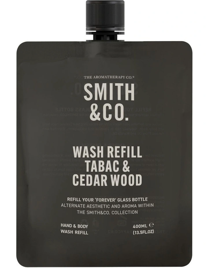 Tabac & Cedarwood Hand & Body Wash Refill 400ml image 1