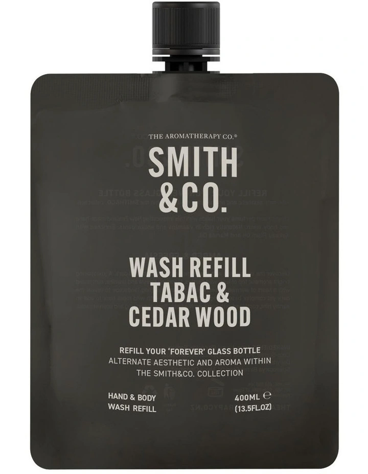 Tabac & Cedarwood Hand & Body Wash Refill 400ml image 1