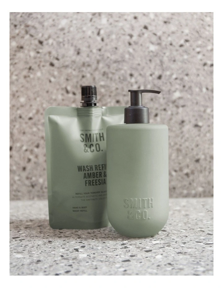 Amber & Freesia Hand & Body Wash Refill 400ml image 3