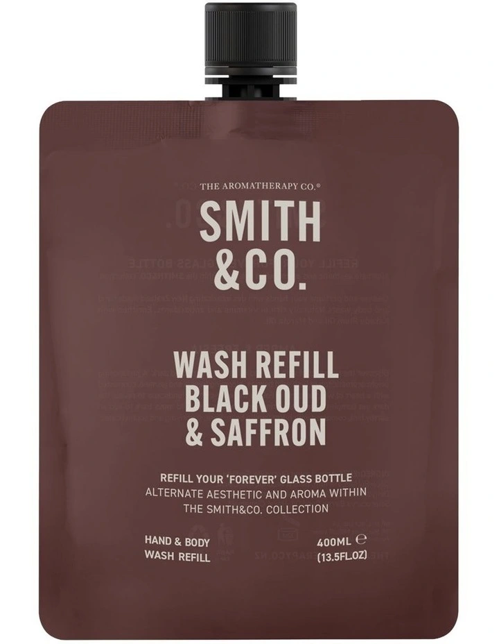 Black Oud & Saffron Hand & Body Wash Refill 400ml image 1