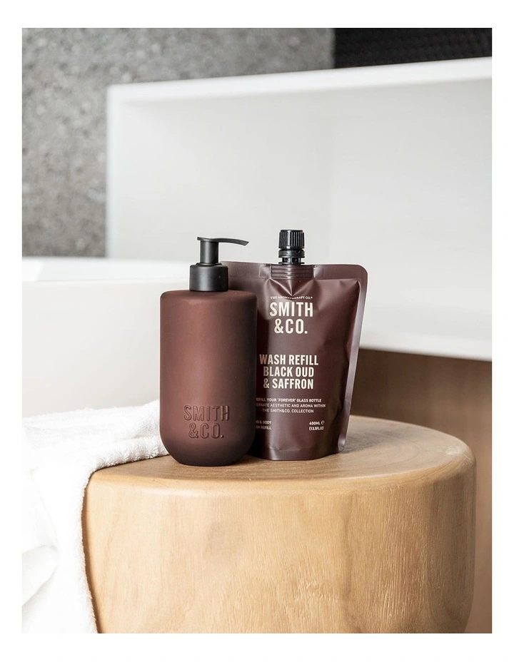 Black Oud & Saffron Hand & Body Wash Refill 400ml image 2