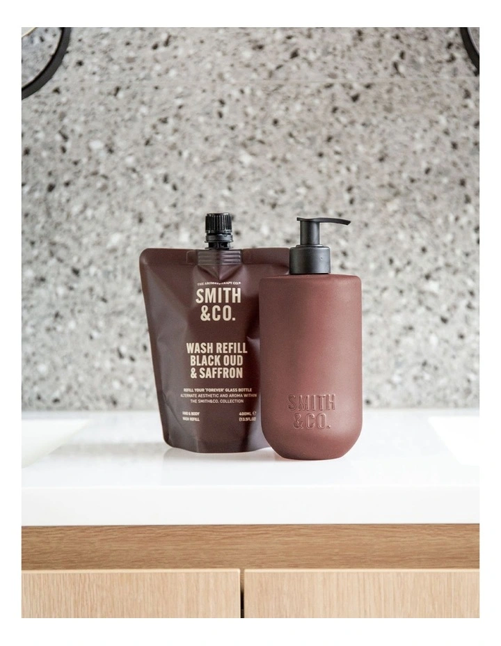 Black Oud & Saffron Hand & Body Wash Refill 400ml image 3