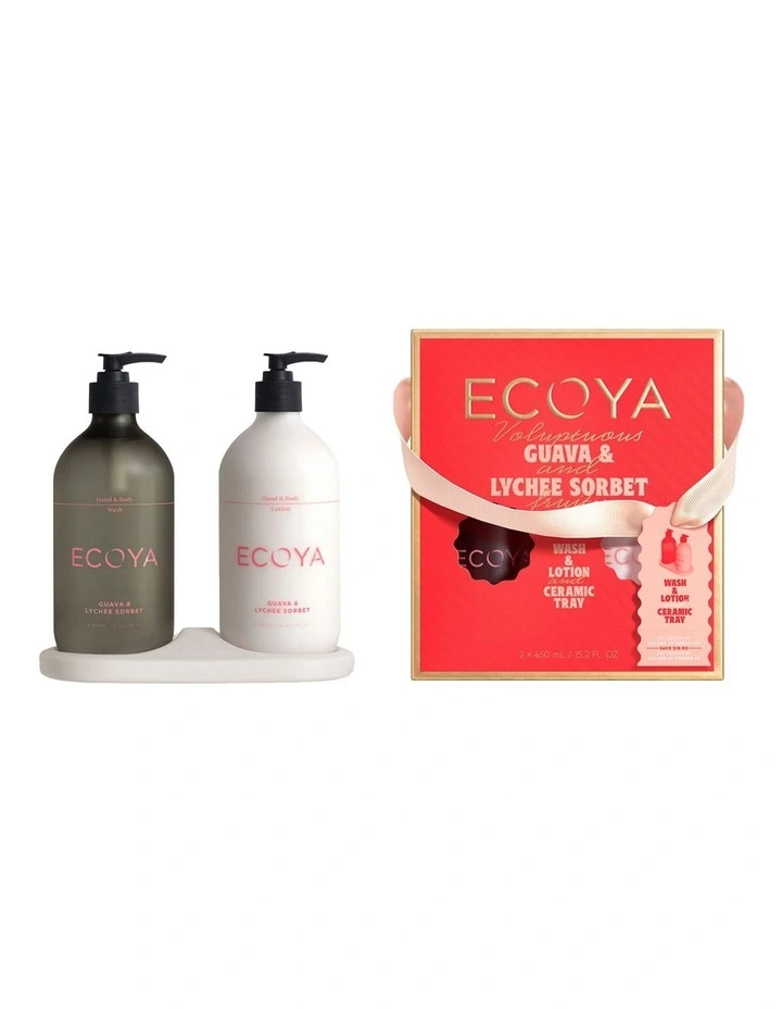 Guava & Lychee Sorbet Bathroom Gift Set image 1