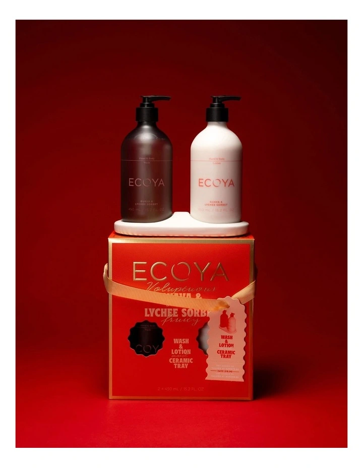 Guava & Lychee Sorbet Bathroom Gift Set image 2