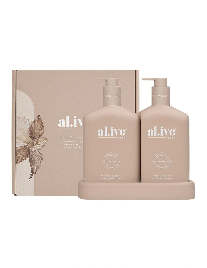 Wash & Lotion Duo - Apricot & Sweet Fig image 1