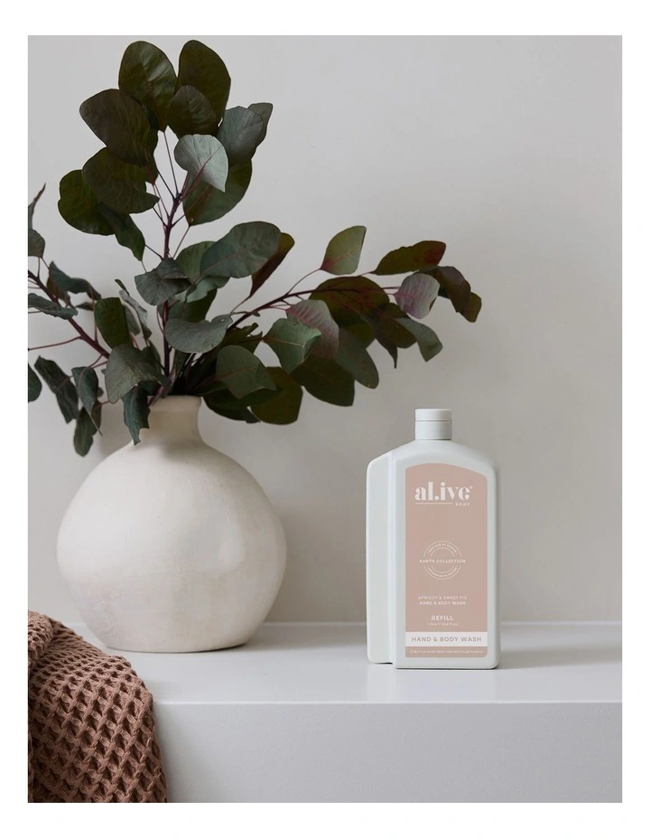 Apricot And Sweet Fig Wash Refill 1L image 3
