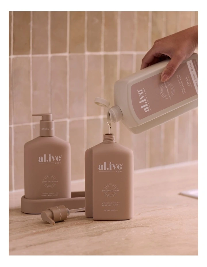 Apricot And Sweet Fig Wash Refill 1L image 4