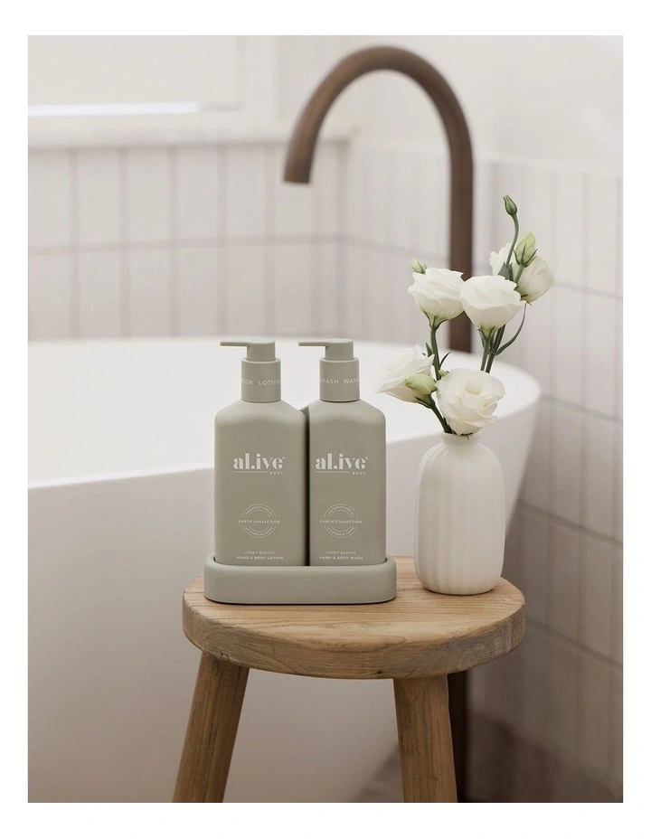 Ivory Bloom Compact Bathroom Duo 300ml image 2