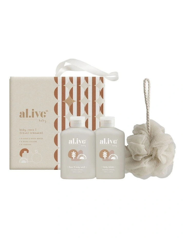 Baby Care Travel Ornament in Calming Oatmeal image 1