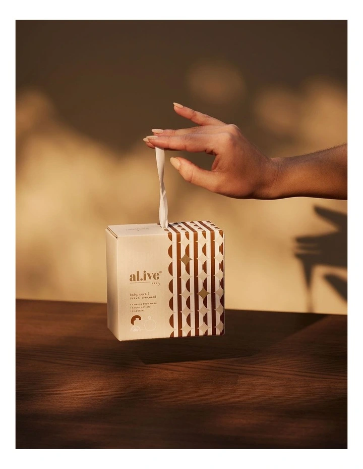 Baby Care Travel Ornament in Calming Oatmeal image 3