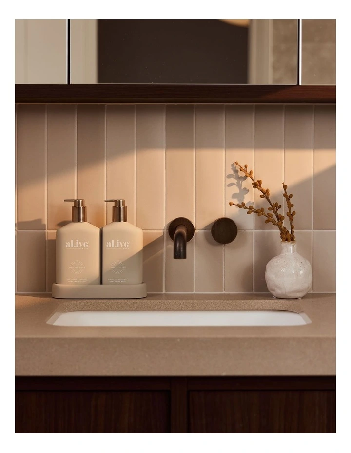 Bathroom Duo Bronze Edition in Sea Cotton & Coconut image 2
