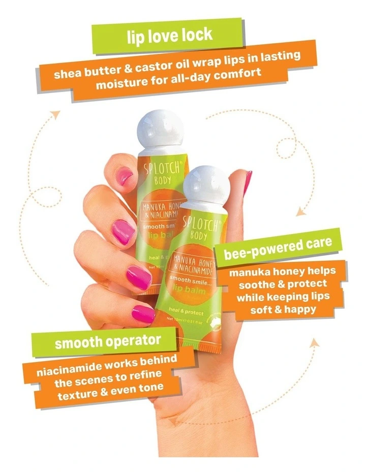 Manuka Honey And Niacinamide Smooth Smile Lip Balm 15g image 3