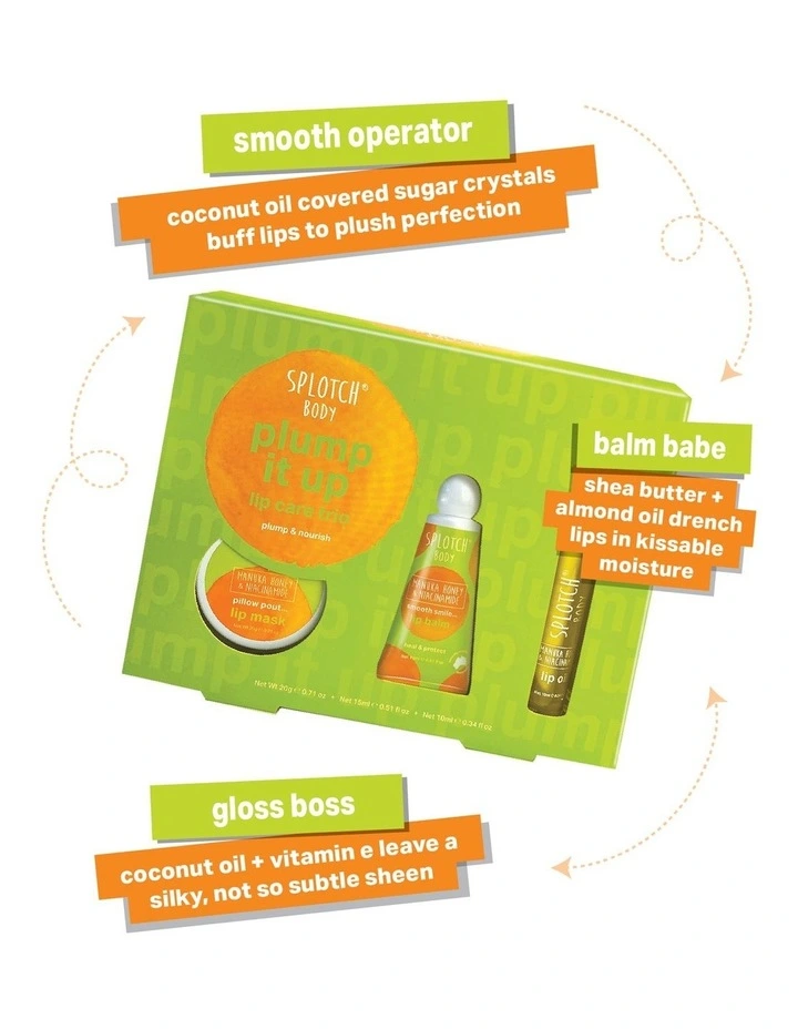 Manuka Honey And Niacinamide Plump it Up Lip Care Trio image 3
