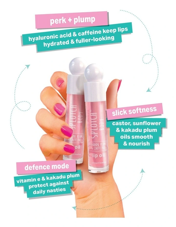 Kakadu Plum And Caffeine Pure Pout Lip Oil 10ml image 3