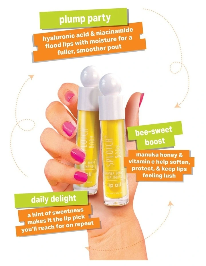 Manuka Honey And Niacinamide Dew Drop Lip Oil 10ml image 3