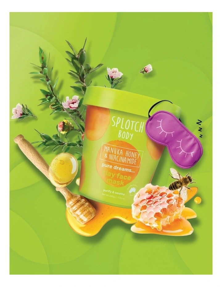 Manuka Honey And Niacinamide Pure Dreams Clay Face Mask 200g image 4