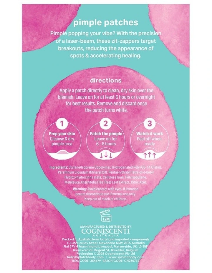 Lilly Pilly Tea Tree And Aha Patch It Up Pimple Patches image 2