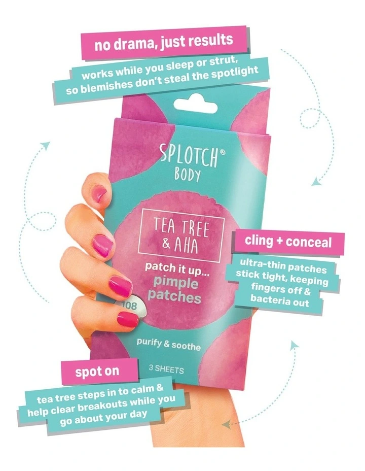 Lilly Pilly Tea Tree And Aha Patch It Up Pimple Patches image 3