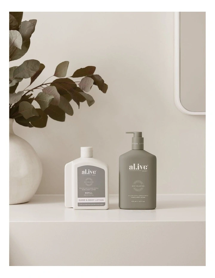 650ml Lotion Refill - Willow Gum & Lemon Myrtle image 3