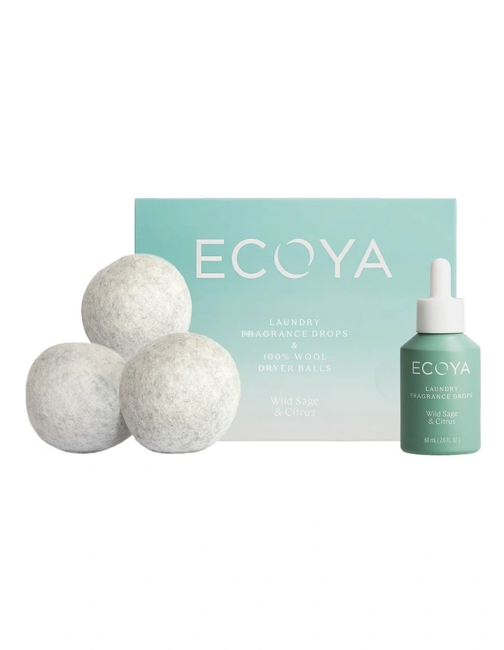 Wild Sage & Citrus Laundry Dryer Ball Set image 1