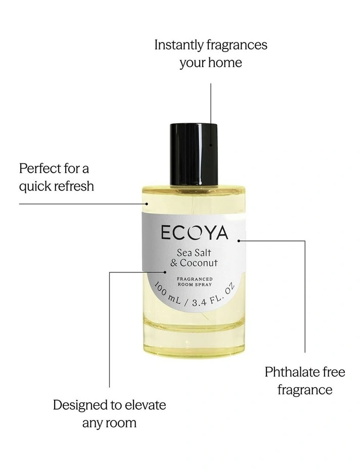 Sea Salt & Coconut Room Spray 100ml image 3