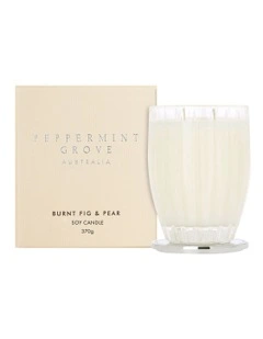 Burnt Fig & Pear Large Soy Candle 370g