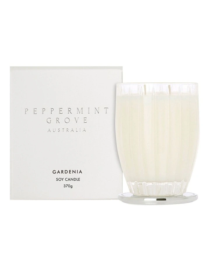 Gardenia Large Soy Candle 370g image 1