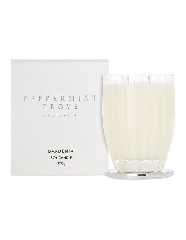 Gardenia Large Soy Candle 370g image 1