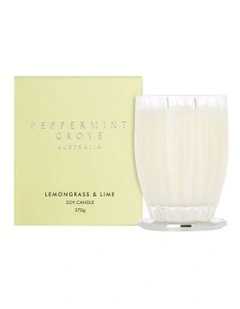 Lemongrass & Lime Large Soy Candle 370g