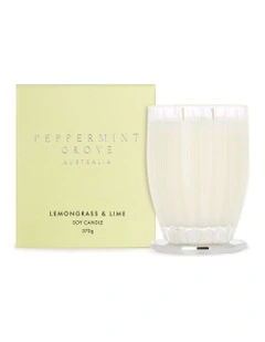 Lemongrass & Lime Large Soy Candle 370g
