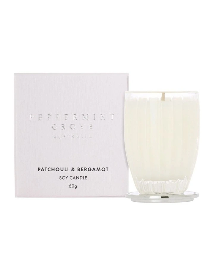 Patchouli & Bergamot - Small Soy Candle 60g image 1