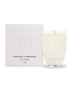 Patchouli & Bergamot - Small Soy Candle 60g