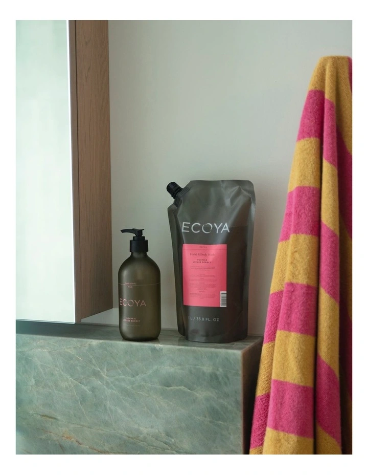 Guava and Lychee Sorbet Hand and Body Wash Refill image 2