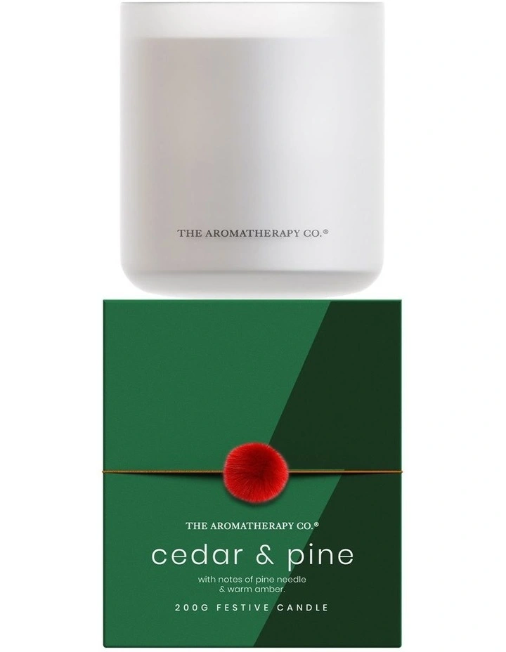 Silent Night Cedar & Pine Candle 200g image 1