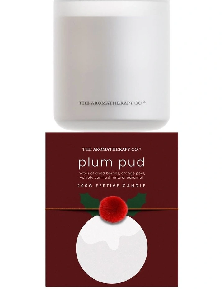 Silent Night Plum Pud Candle 200g image 1