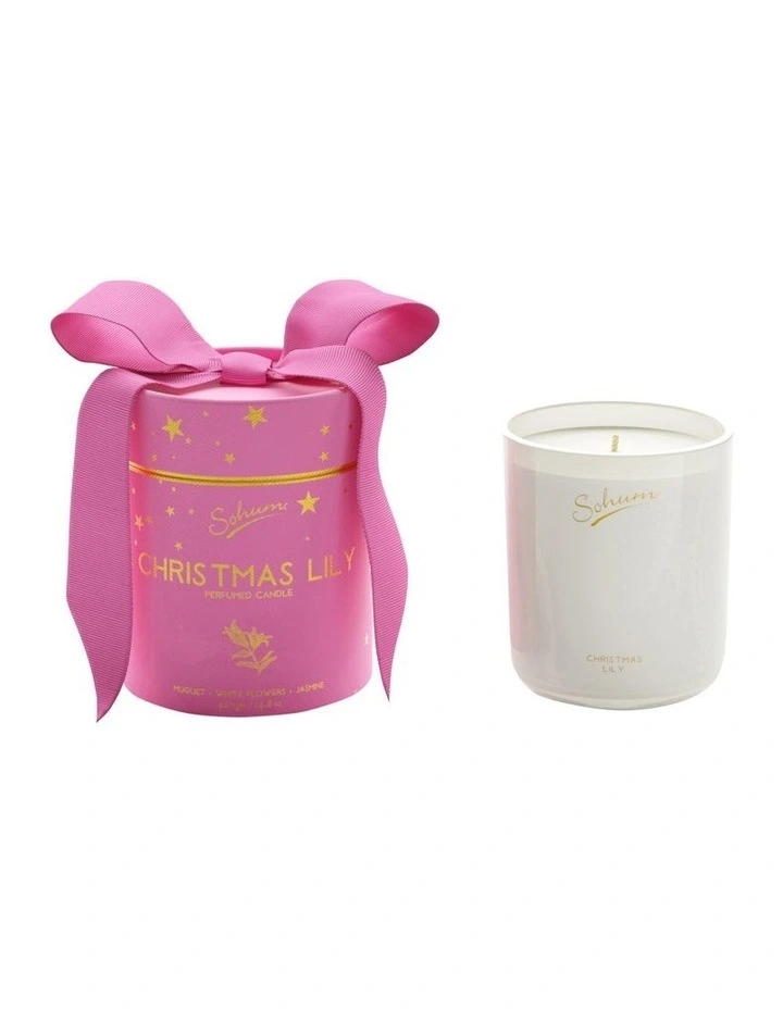 Christmas Lily Candle image 1