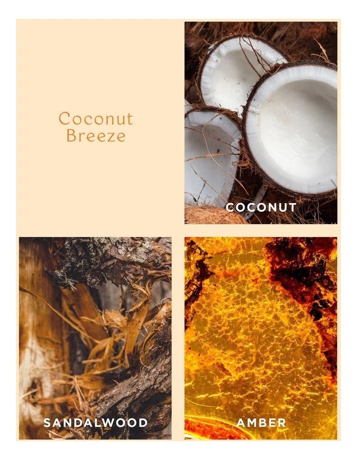 ECOYA Coconut Breeze Madison Candle 400g MYER