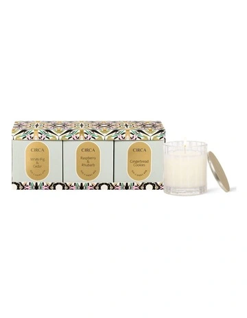 Mini Trio Scented Soy Candle Set of 3 180g