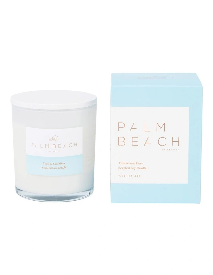 Yuzu & Sea Moss Scented Candle 420g image 1