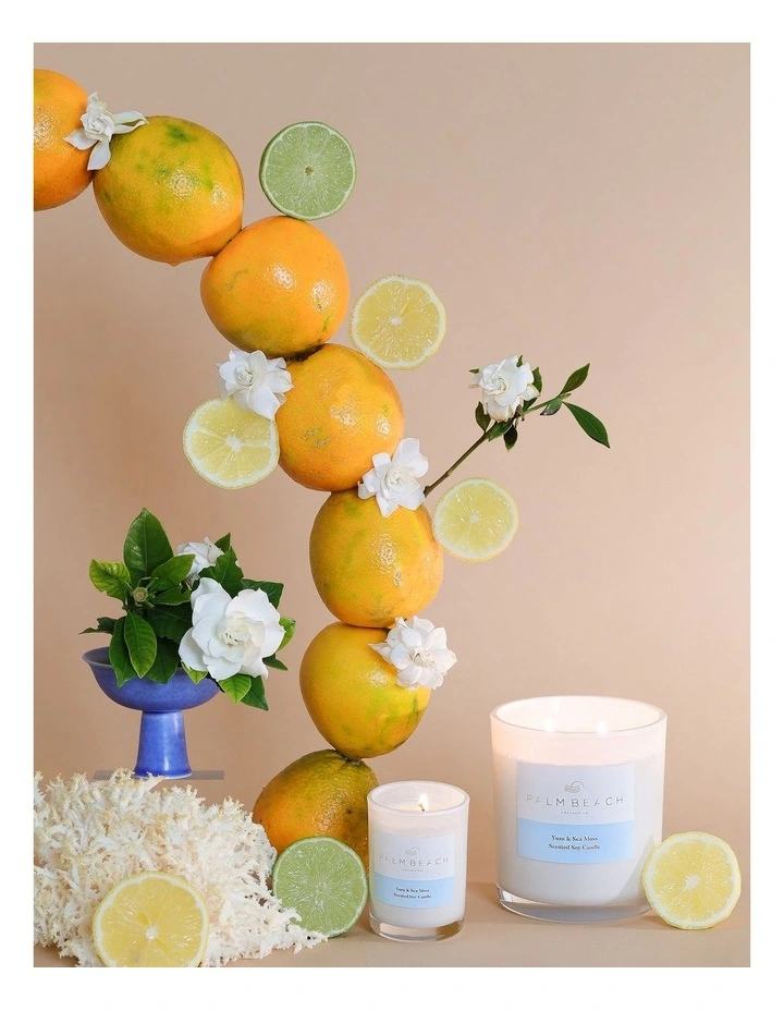 Yuzu & Sea Moss Scented Candle 420g image 5