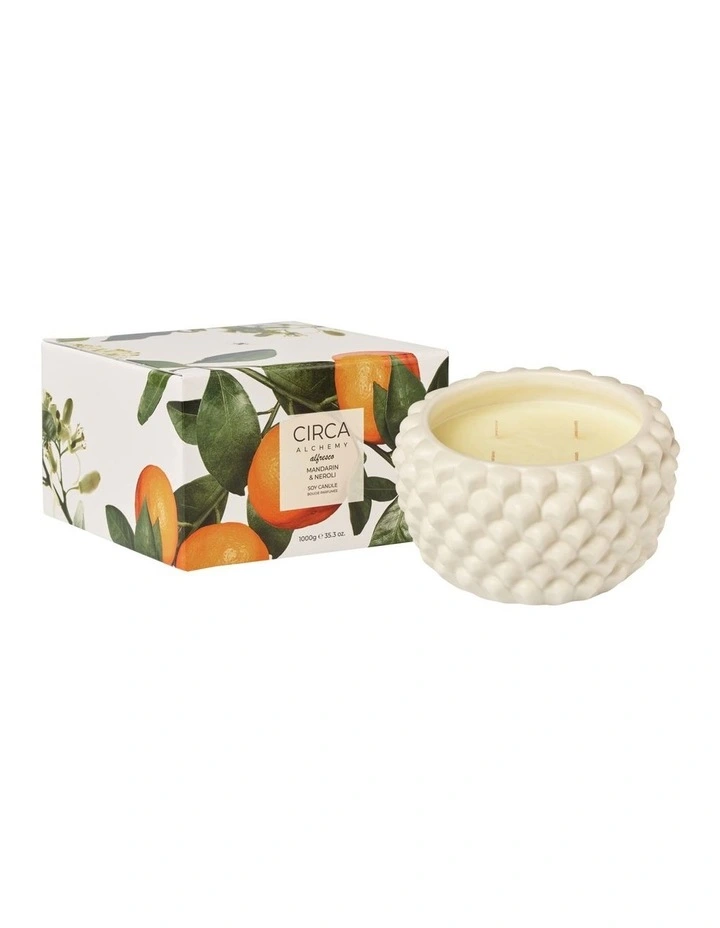 Alchemy Mandarin And Neroli Soy Candle 1000g image 2