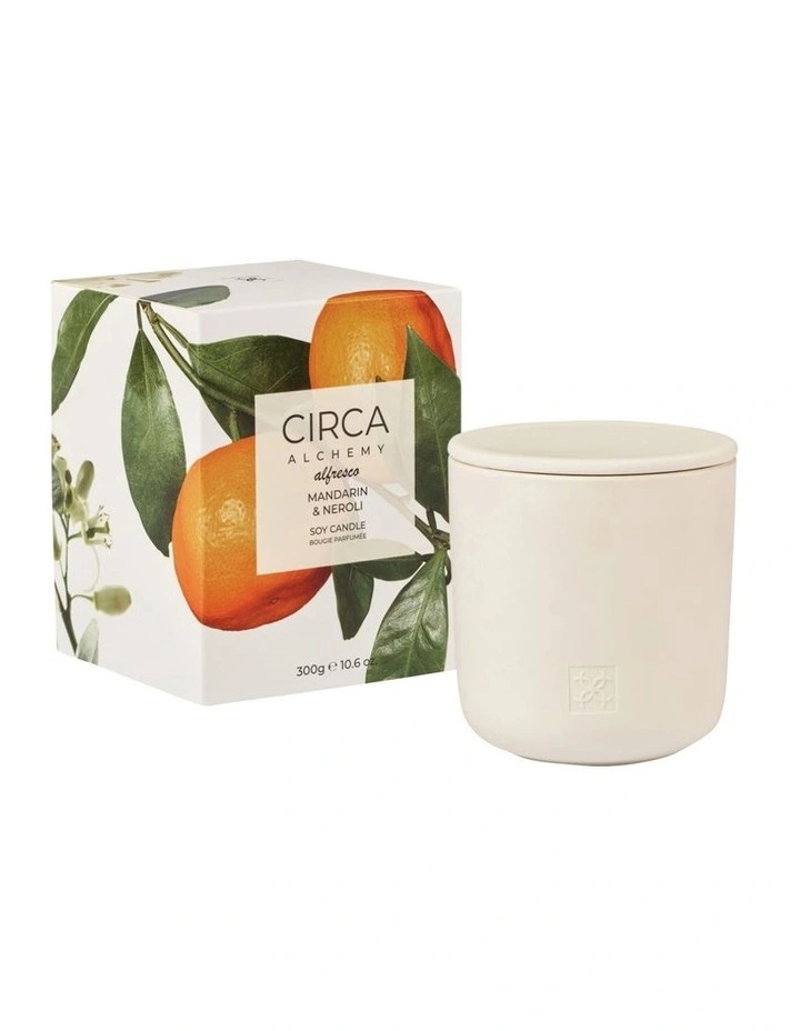 Alchemy Mandarin And Neroli Soy Candle 300g image 2