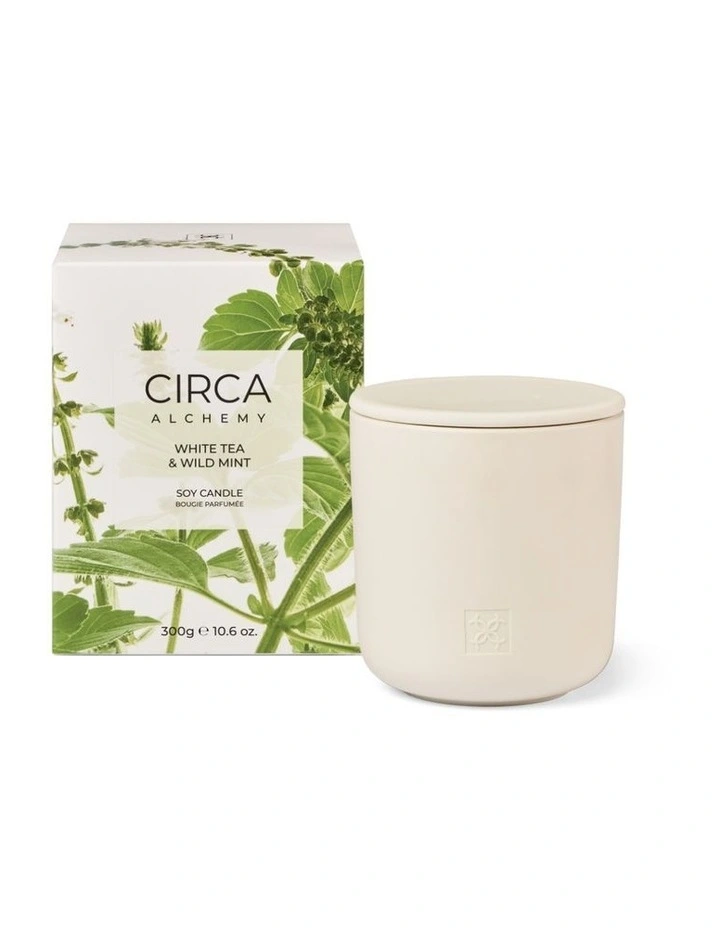 Alchemy Tea And Wild Mint Soy Candle 300g image 1