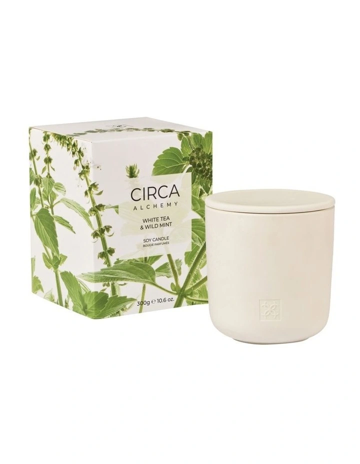 Alchemy Tea And Wild Mint Soy Candle 300g image 2