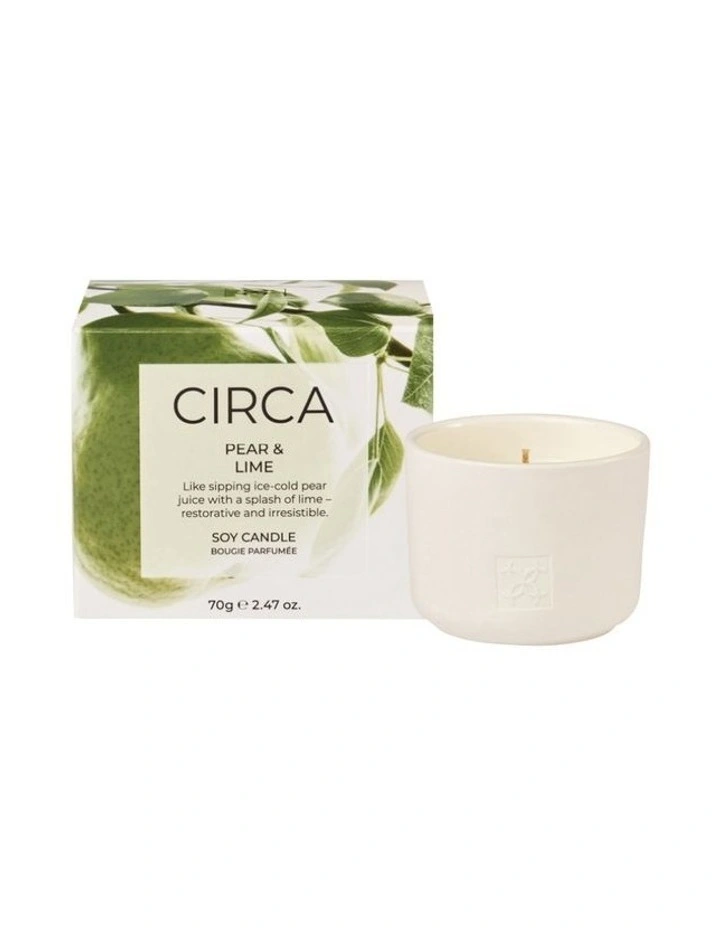 Pear And Lime Soy Candle 70g image 1