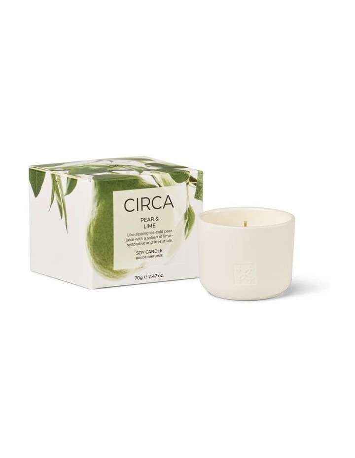 Pear And Lime Soy Candle image 2