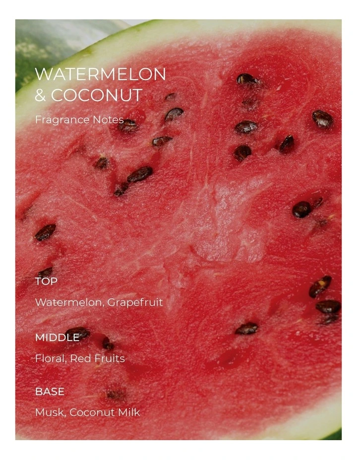 Watermelon And Coconut Soy Candle 300g image 5